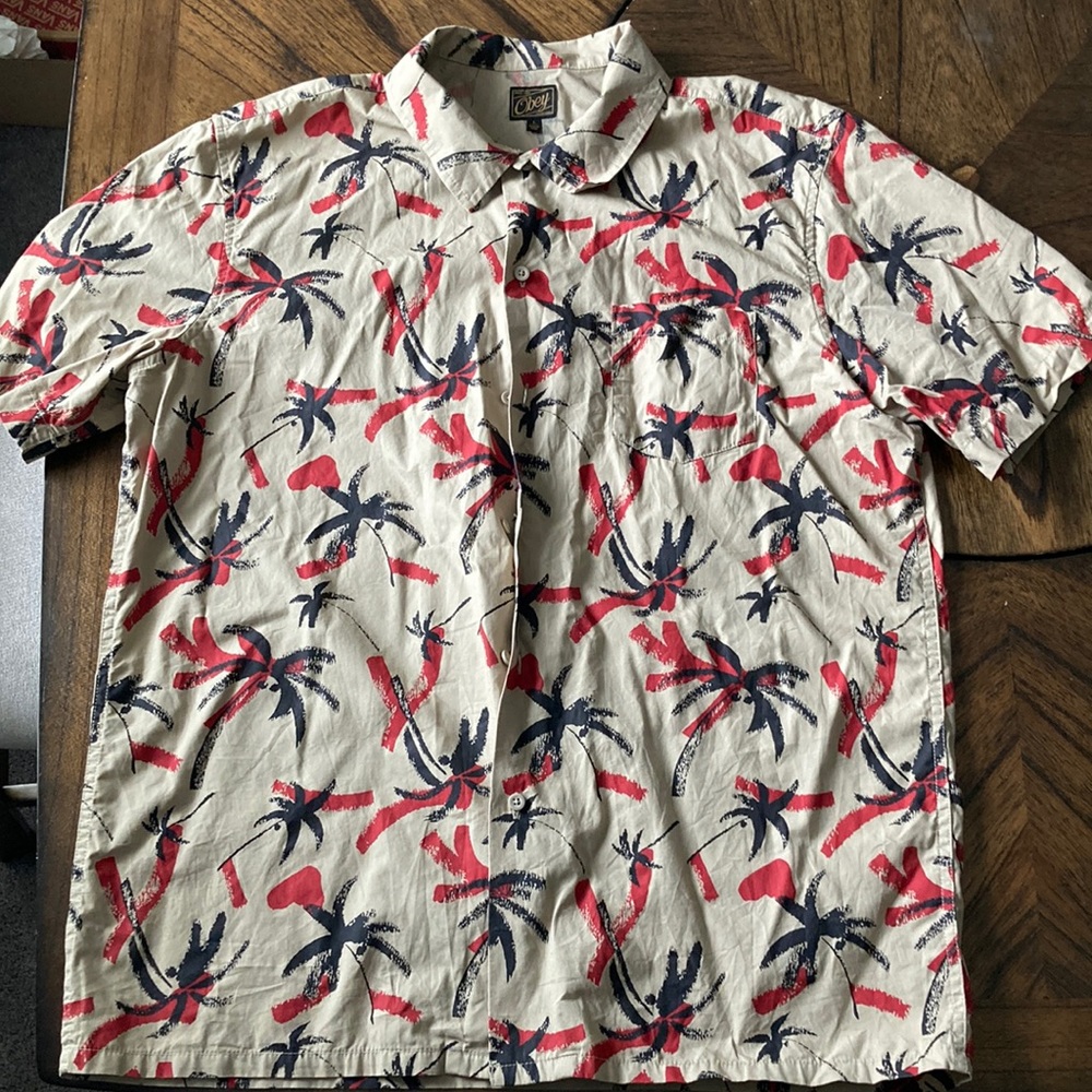 Obey button down size Large